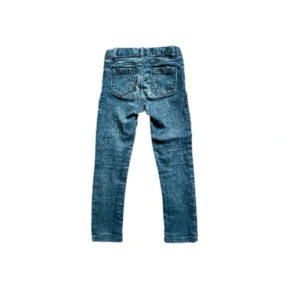 GIRLS, SET/2, OLD NAVY, STRETCH SKINNY JEANS. DARK DENIM. SIZE 5T. SIZE 5